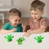 3D Printed Lizard Ornament Funny Lizard Meme Figurine Desktop Green Lizard Fidget Toy for Home Office Decor Festival Gift