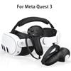 For Quest3 VR Game Handle Grip Touch Controller Cover and Finger Joint Strap Antislip Siliocne Prevent Wear and Loss