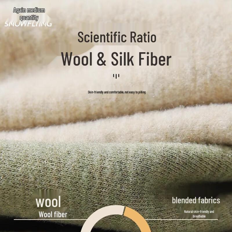 Женские термолеггинсы Xuezongfei, 2 шт., смесь шерсти и шелка