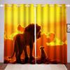 Король Лев пыленепроницаемые 100% полиэстер затемняющие шторы шторы для гостиной спальни шторы домашний декор