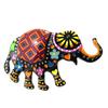 [P3953] - Designer Pin Brooch 'Lilipoupettes' (elephant) Black Multicolored - 45x25 Mm