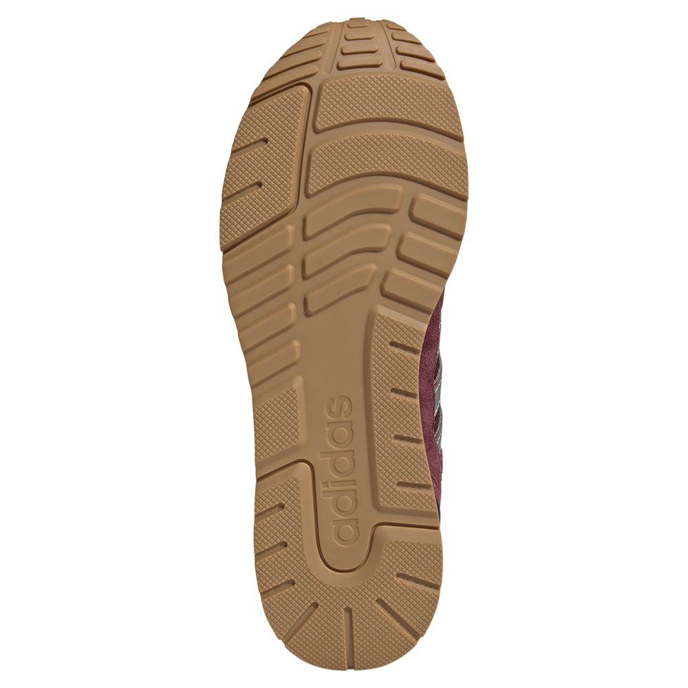 adidas Кроссовки унисекс 80-х, размер Shadow см, для взрослых, NLG92, Красный/Матовый Серебристый/Бордовый (ID1270), 28,0