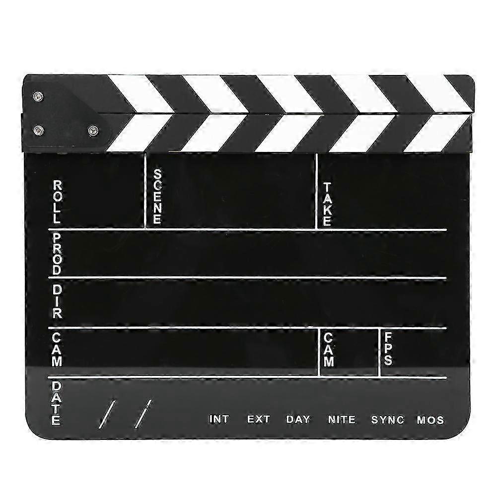 acrylic film clapperboard 30x25cm professional action tool