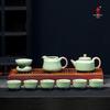 Bafangli Longquan Imperial Kiln 10-Piece Ceramic Tea Set
