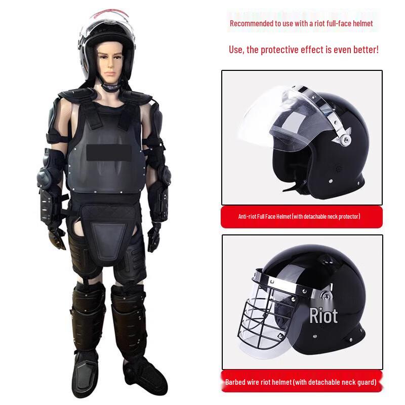 Professional Full-Body Riot Control Suit Set