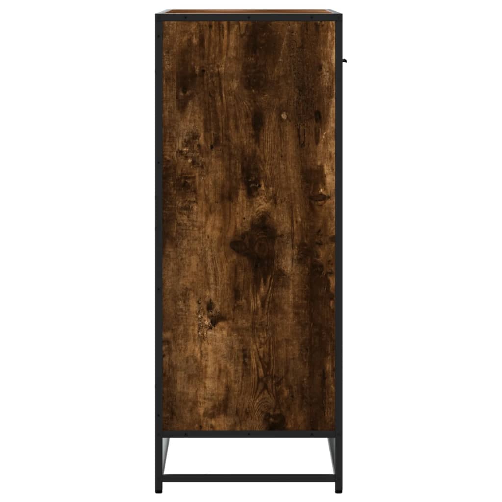 Vidaxl Szafka Na Buty, Przydymiony Dąb, 75X38X97,5 Cm