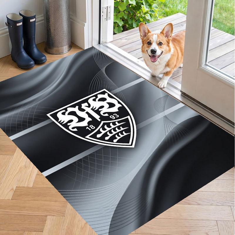 Soft Floor Carpet VfB Stuttgart Pattern Area Rug Decorative Mat For Home Room Decoration