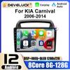 2 Din Android 12 автомобильное радио для KIA Carnival Android All-in-one VQ 2006 - 2014 мультимедийный видеоплеер GPS 4G Carplay Auto Stereo