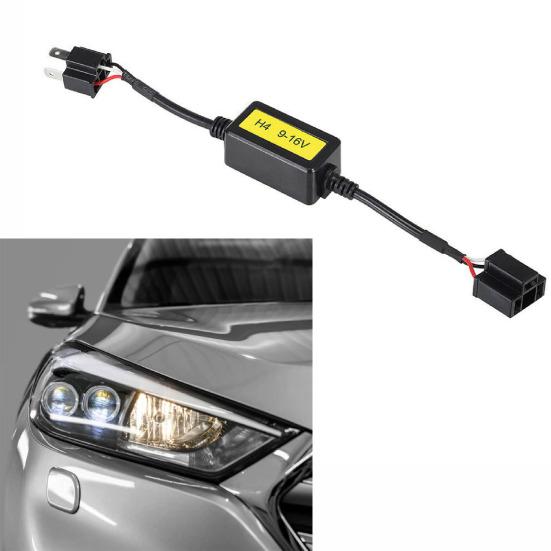 Декодер фар Plug Play Простота установки Удобный провод H4 Резистор для светодиодных фар