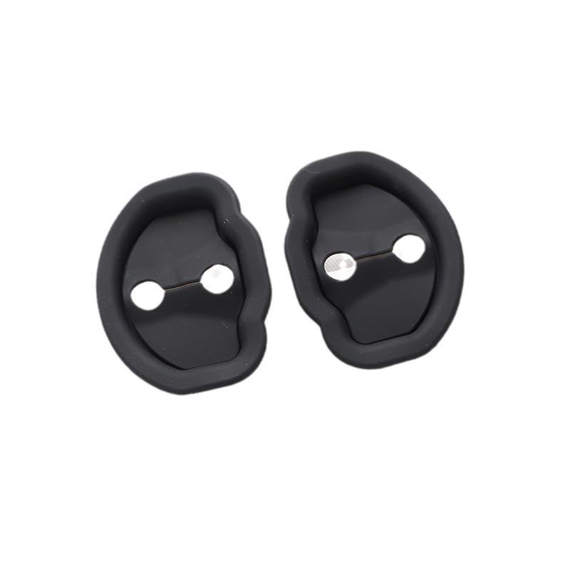 Защитный чехол для бесшумного дверного замка Tesla Model 3/Y и аксессуар с противоударным ковриком.