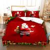 Christmas Themed Home Bedding Set, Bedroom Duvet Cover Bedding Set, EU Full Size Single/double Bed Home Decoration