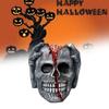 Halloween Skull Decor Figurine With Latex Material For Festive Atmosphere