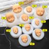 Q Version Clay Head Sculpey 3D Facial Mould Doll Modification Accessories Baby Face Silicone Molds