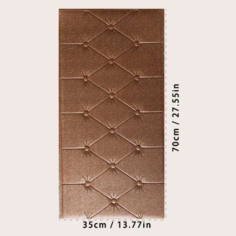 3D DIY Наклейки на стену Обои Самоклеящиеся Утолщенные Татами Противоударный Настенный Мат Накладка Детская Спальня Гостиная Водонепроницаемые