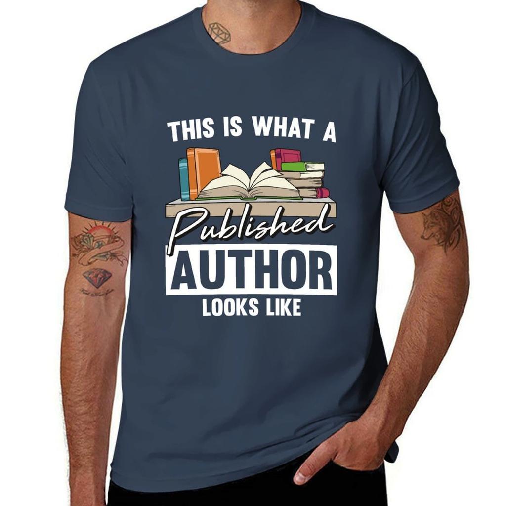 Published Author Quote and Writers Gifts Writing TShirt Sweat Absorbing Sports Tee Shirt