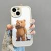 Ted Bear Movie Ted Kiss MY Butt Ass Phone Case New 2025 Lambskin Silicone For IPhone 16 15 14 11 12 13 Pro Max Mini Anti-robbery
