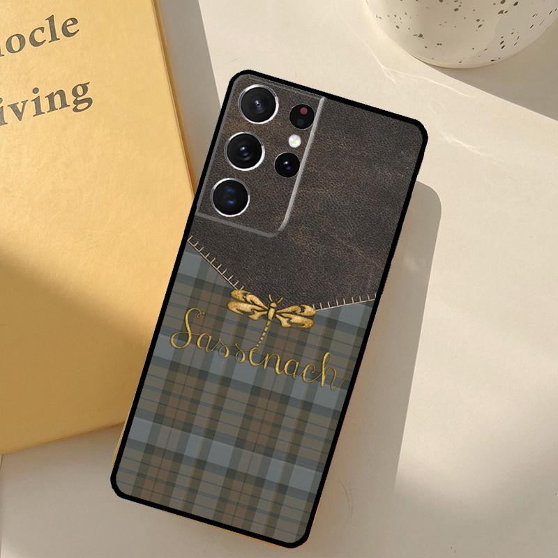 Чехол-накладка Outlander Tartan Sassenach для Samsung Galaxy S23 S21 Ultra S20 FE S9 S10 S22 Plus Note 10 Plus S22 Ultra Coque