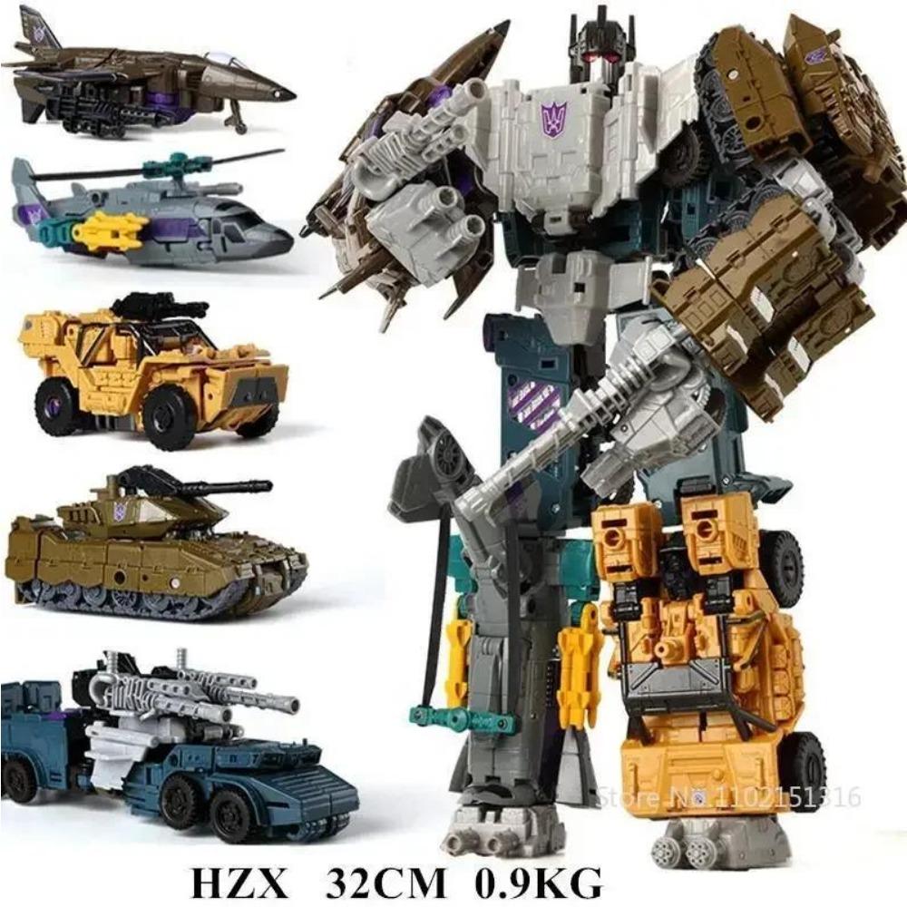Трансформеры Роботы Игрушки HZX Defensor Bruticus Superion Devastator IDW 5 В 1 6 В 1 ОДИН БЕЗ КОРОБКИ Наборы Фигурка KO 6в1