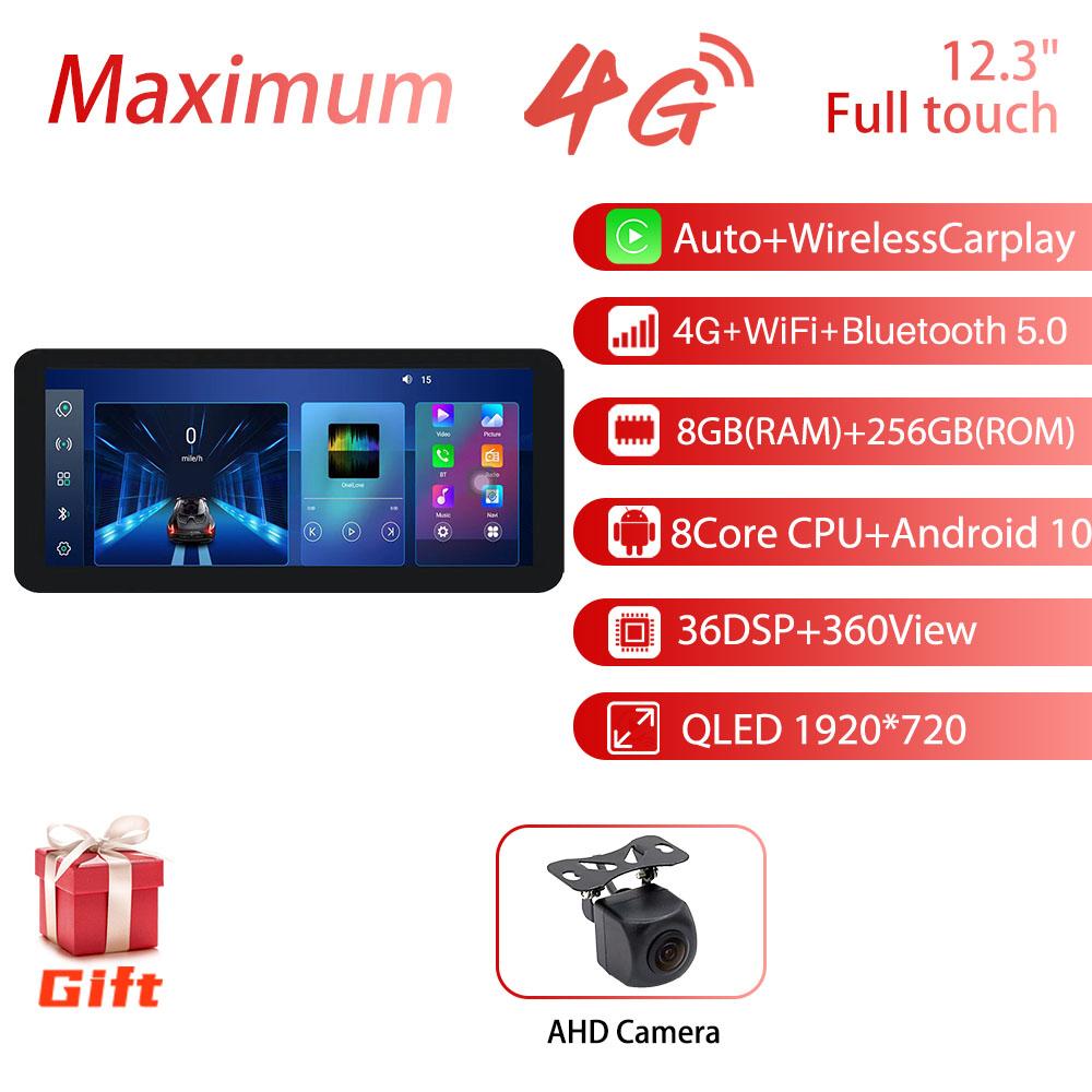 12,3-дюймовый 4G 2 Din автомобильный Android-радиоприемник для Toyota Corolla 12 2019-2025 GPS беспроводной CarPlay автомультимедиа стерео 36DSP DTS