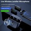 Беспроводной петличный микрофон Bluetooth Аудио Видео Запись Петличный микрофон для iPhone Android Камера Интервью Прямая трансляция