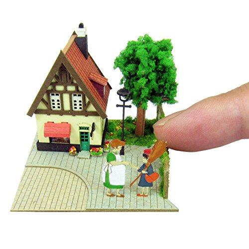 Sankei Миниатюрная модель из бумаги Studio Ghibli Служба доставки Кики Осоно и Кики MP07-07 Многоцветная