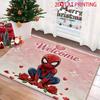Authorized 1pc Marvel 2D Flat Printed Spider-Man Welcome Outdoor Rugs, Suitable for Living Room, Bedroom, Kitchen, Corridor, A