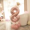 Rose Gold Balloon Set Number 8, 1 Set
