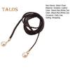 Pearl Waist Chain Elegant Vintage Imitation Leather Slim Belt with Knot for Women for Party Dresses Pants