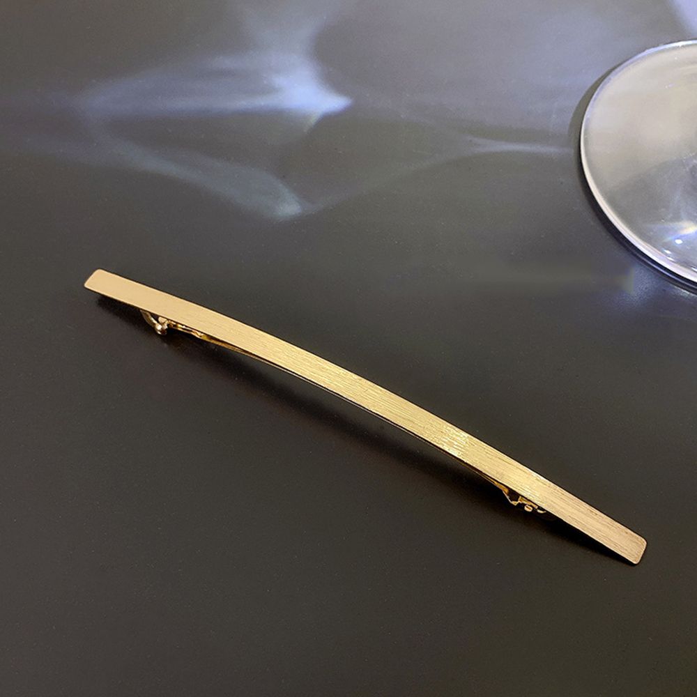 Носите горизонтальную заколку металлическую простую заколку для волос нерегулярные корейские стильные женские аксессуары для волос