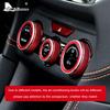 For Subaru Forester XV 2018 2019 2020 2021 2022 AC Knob Covers Car Air Conditioner Ring Gear Shift Switch Knob Interior Trim