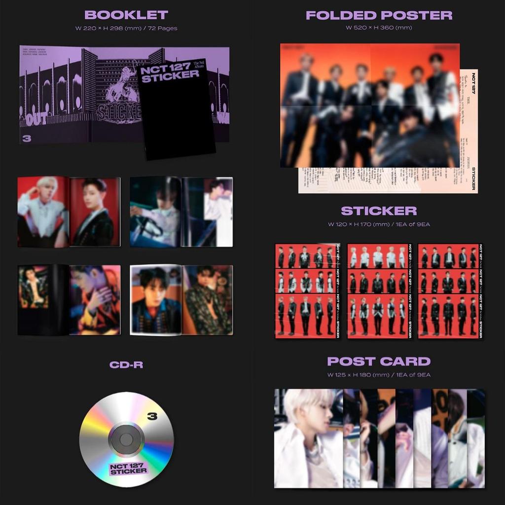 NCT127 - Наклейка (Наклейка Вер.)