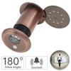 Angle Door Viewer Peephole: Reinforced Zinc-Aluminum Core with HD Optical Lens, 360° Rotation & Anti-Spy Cover for 2.17-4.13 Thickness