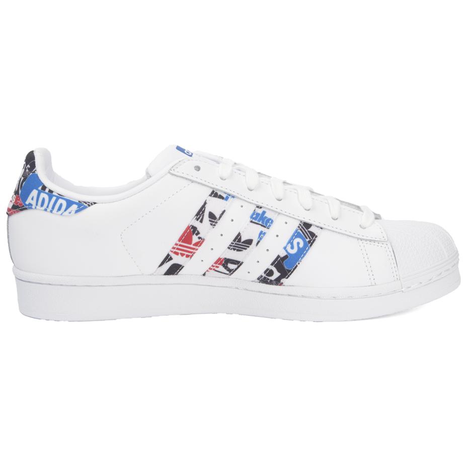 adidas Оригинальные кроссовки Superstar Classic Удобные низкие кроссовки Унисекс Белые CP9760
