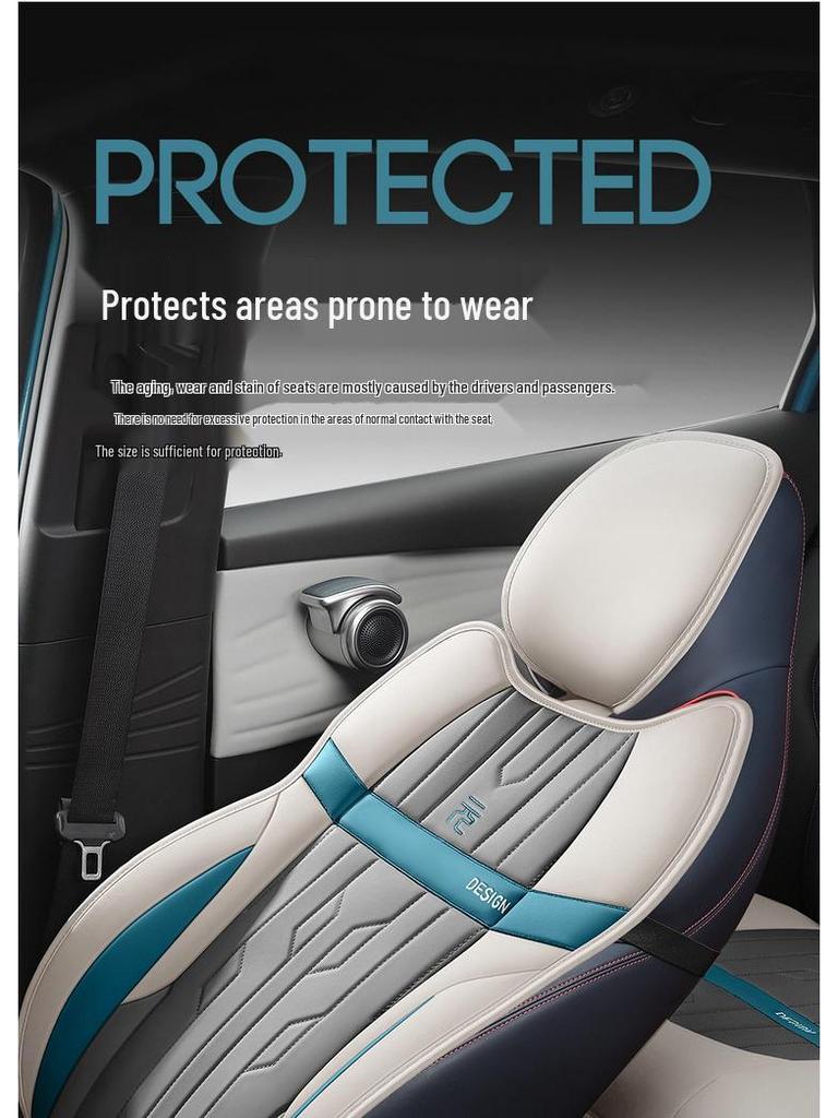 BYD PLUS All-Season Seat Cushion Set with Lumbar Support, Custom Fit for Specific Car Models