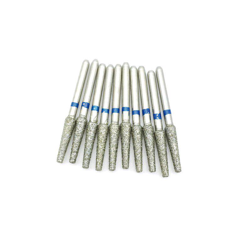 10 шт., высокоскоростные стоматологические алмазные боры FG для полировки, сглаживающий инструмент, материал для стоматологии, TF-14