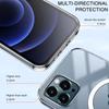 Оригинальный магнитный чехол для беспроводной зарядки Magsafe для iPhone 15 14 11 Pro Max Mini X Xs XR 7 8 Plus SE Акриловая крышка
