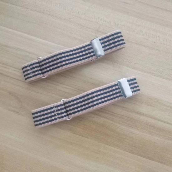 1 Pair Unisex Armband Adjustable 2CM Width Solid Contrast Leg Strap Elastic Shirt Sleeve Holder Arm Cuffs Bands Party Daily Clothing Accessories