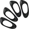 APPERFiT Interior Door Handle Bezel Trim Cover (4Pcs) Compatible With Chevy Trailblazer 2002-2009 Replaces 15214501 15214502 15214506 15214507