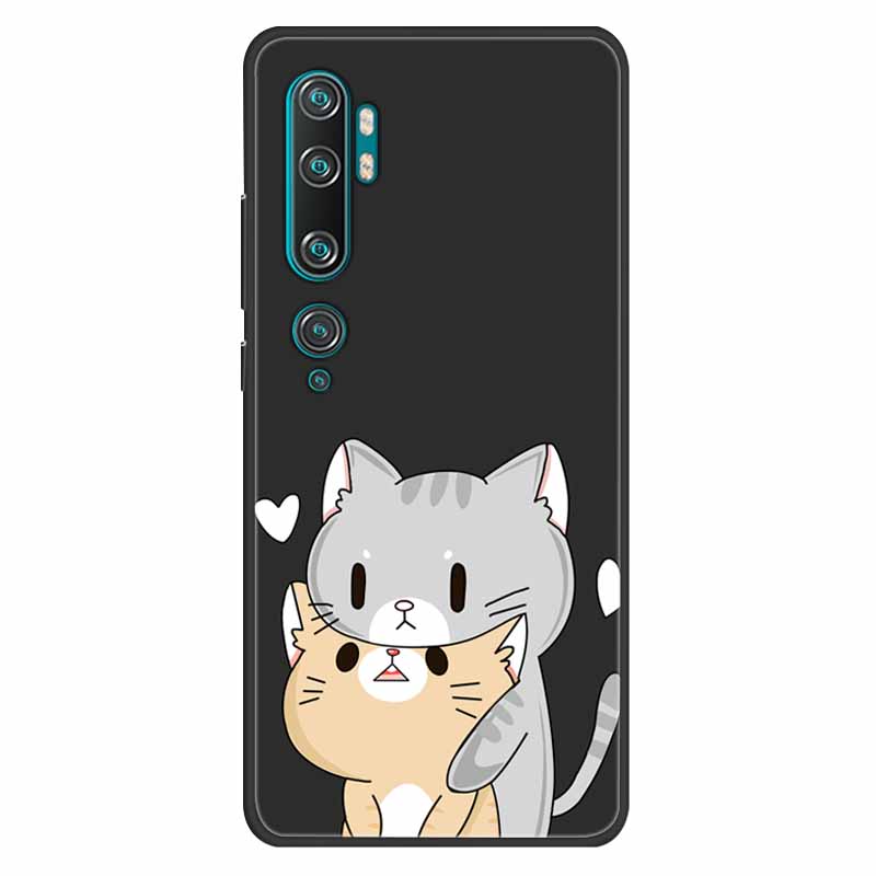 Чехол для Xiaomi Mi Note 10 Силиконовый Мягкий Сова Лев ТПУ Модный Задний Чехол Для Xiaomi Mi Note10 Чехлы Защитные Печатные Чехлы