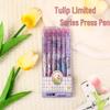 Стирающаяся нажимная ручка Tulip Crystal Blue - Термочувствительная шариковая ручка с высококачественной отделкой.