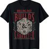 Dungeons and Dragons Dice Throwing Character Shaping Short-sleeved T-shirt, Extra-large Size