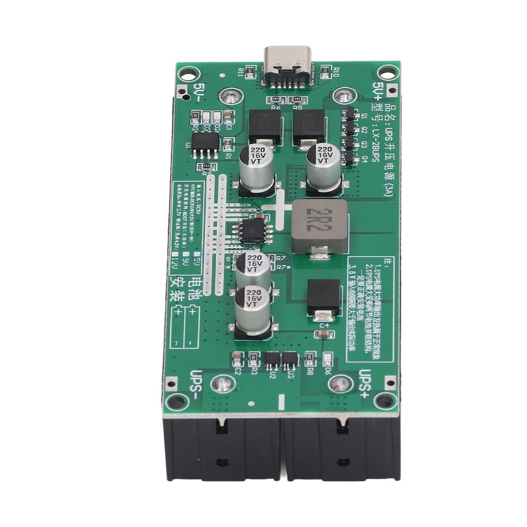 15W 3A High Power UPS Battery Boost Charging Module 18650 Lithium Battery Step Up Charger Board 5V 1A