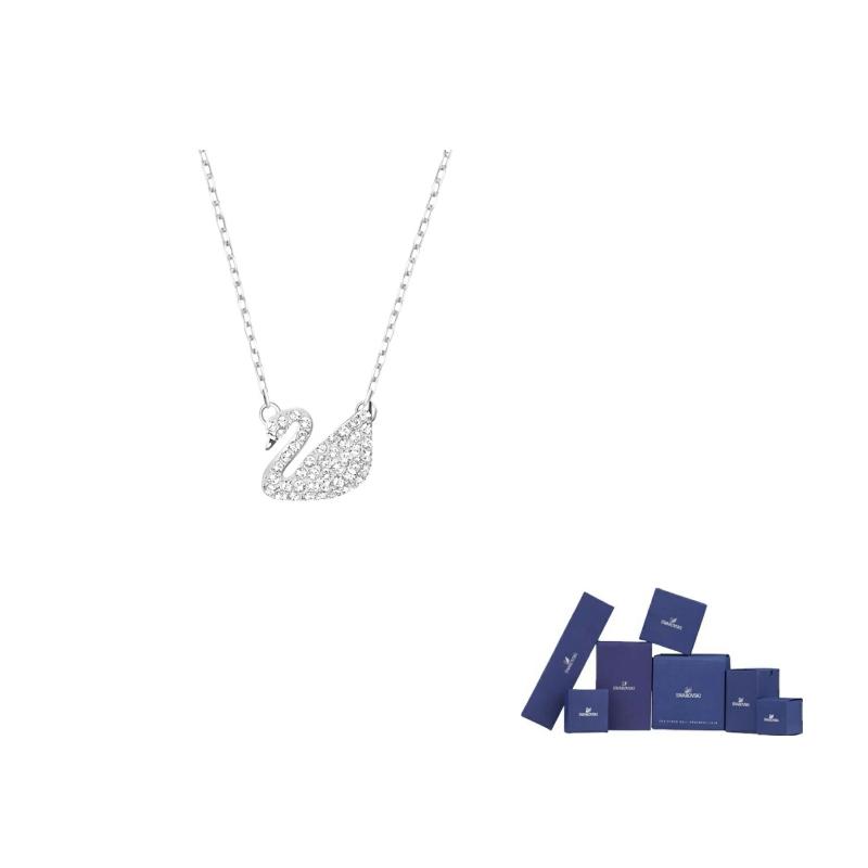 Swarovski Серебряные ожерелья с лебедем для женщин