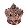 Vintage Backflow Smoke Incense Burner Stick Cone Holder Home Decoration Hot (Red Bronze)