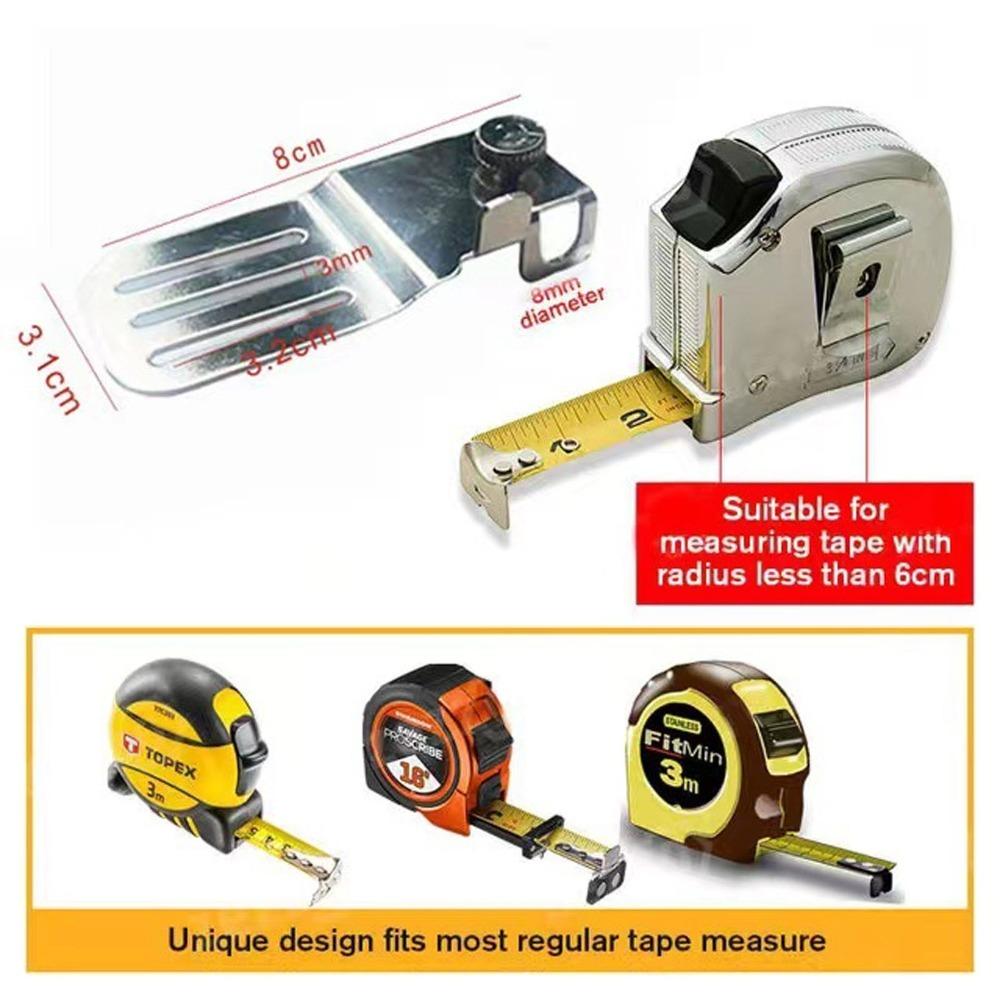 2PCS Three Installation Slots Tape Measure Marker Tool Heavy Fixed Mark Tool Engineering