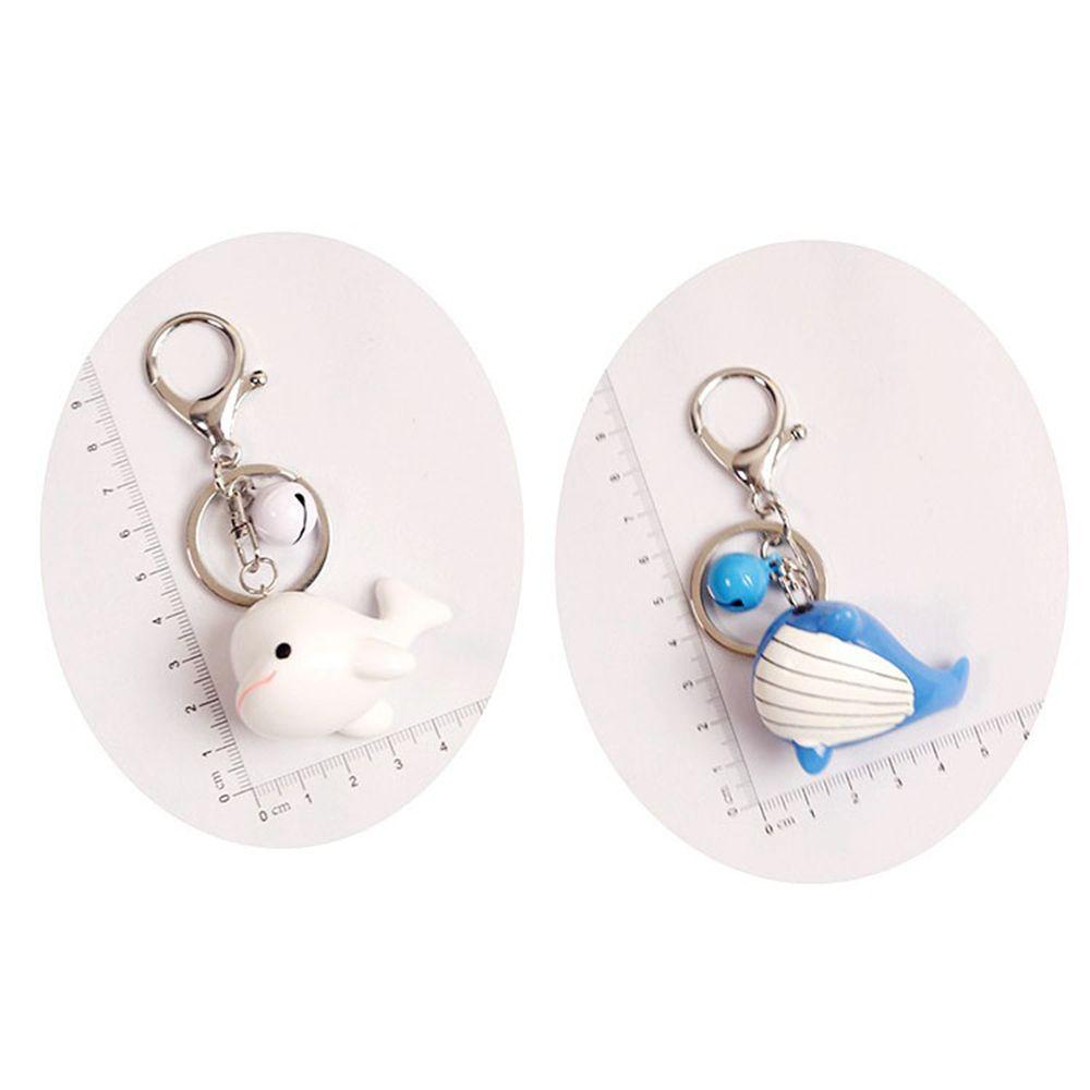 Аксессуары Подвеска для рюкзака Держатель для ключей Кулон Дельфин Синий кит Брелок Смола Кольцо для ключей от машины Подвеска для сумки
