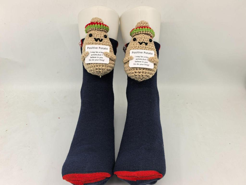 Уютные рождественские вязаные носки с животными - Теплые и милые для осени и зимы