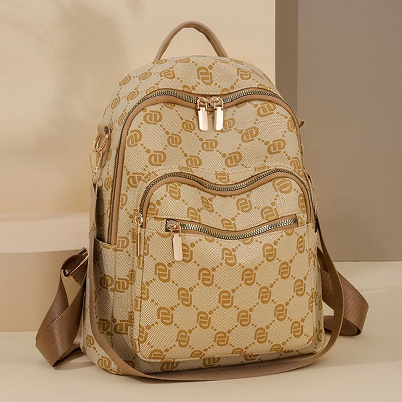 Винтажный принтованный маленький рюкзак женский рюкзак дорожная сумка