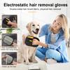 5Pcs/Set Pet Hair Remover Reusable Electrostatic Dogs Cats Hair Removal Gloves Lint Removal Tool for Clothing Furniture Car Seats