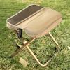 Mini Folding Stool with Carry Bag Portable Lightweight Heavy Duty Outdoor Camping Backpacking Beach Picnic Fishing Collapsible Chair Seat